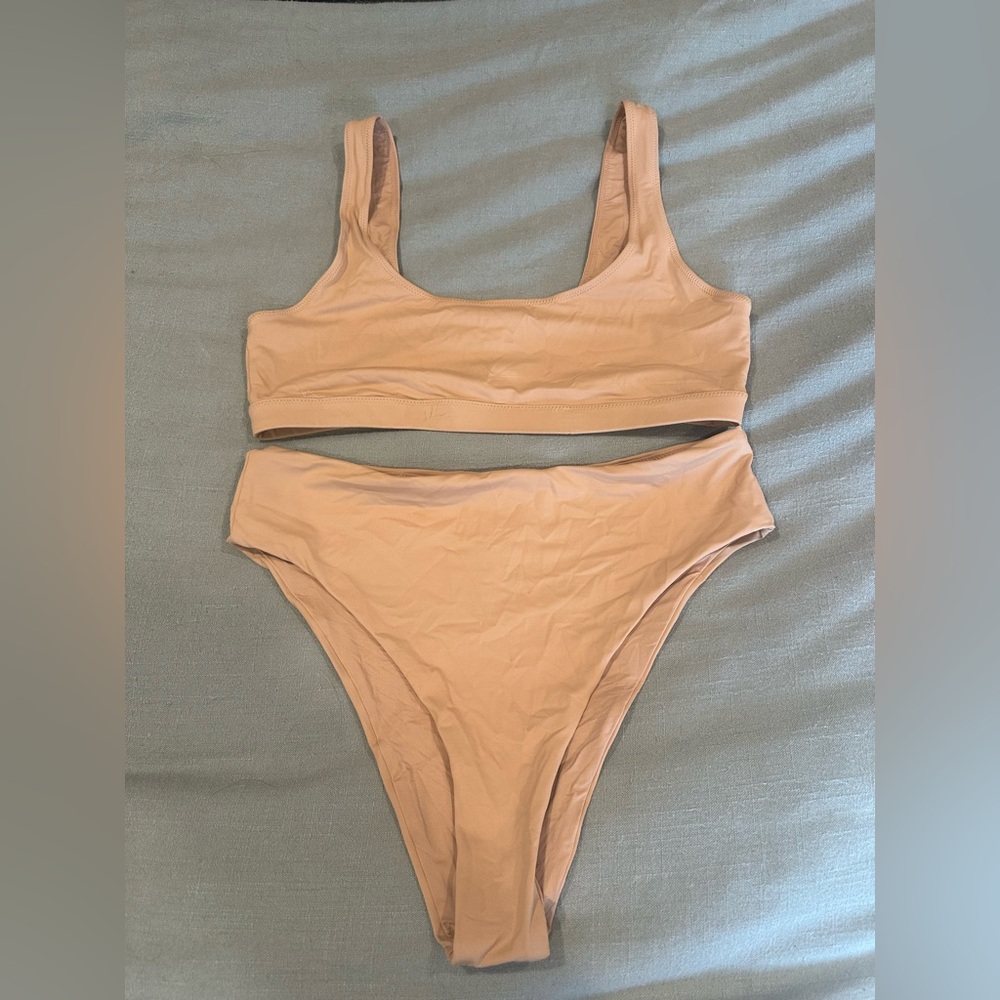 Skims ochre swim bikini set